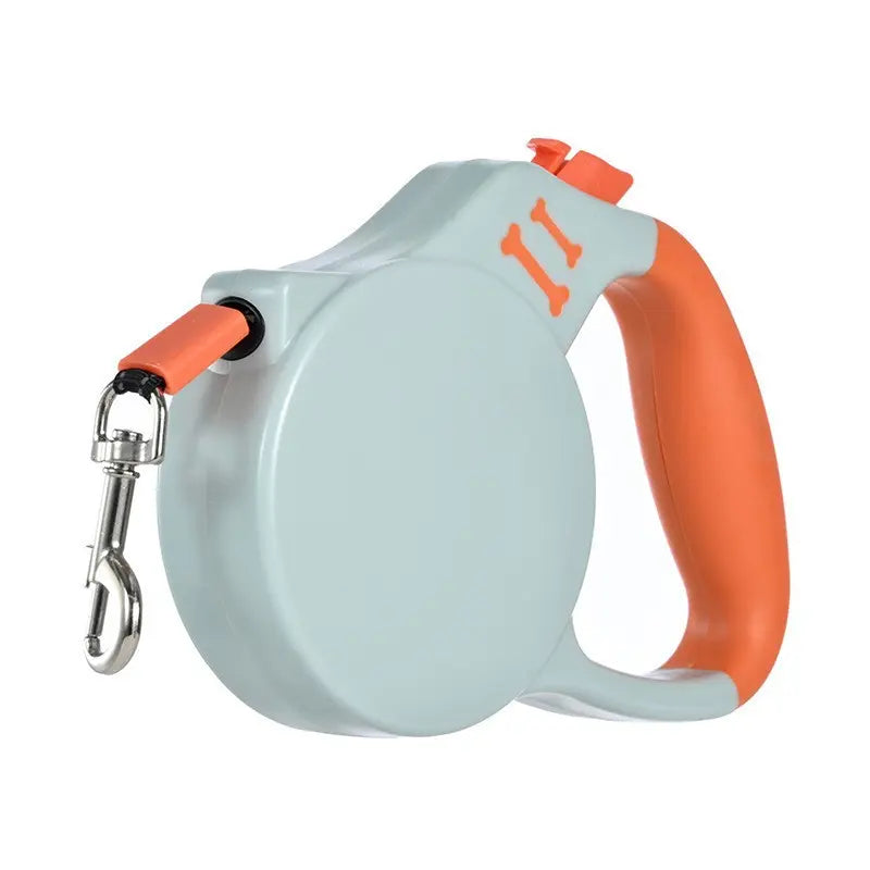 Pet Gift Set, Adjustable Long Dog Leash, One-Button Brake, Night Walk Friendly, Suitable for Medium Dogs and Cats, Linen Material